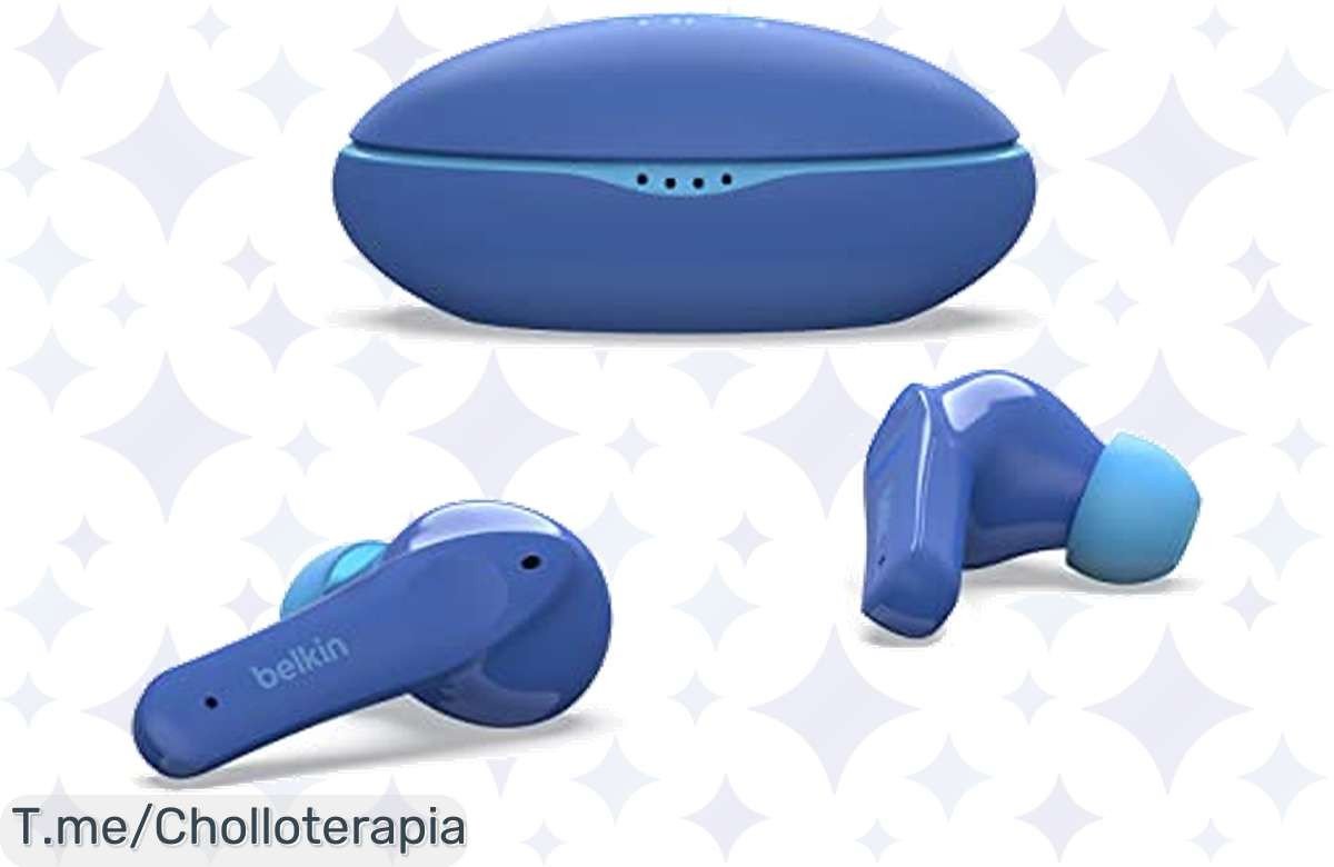Descubre el chollazo del año con los Auriculares Belkin SOUNDFORM Nano: protección auditiva y 25 horas de diversión. ¡No te pierdas este ofertón limitado, compra ya!
