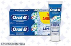 Descubre el chollazo del cuidado dental con OralB Complete 2x75ml a un precio loco, protege tus dientes y transforma tu sonrisa ¡Compra ya antes de que se acabe!