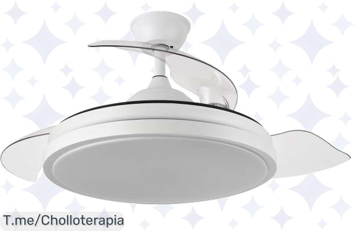 Descubre el chollazo del ventilador de techo Escorpión: luz y frescura a tu hogar con mando a distancia, ¡no te quedes sin el ofertón antes que se agote!