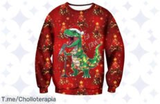 Descubre el chollazo navideño: Sudadera 3D de renos a precio loco, ¡lúcelas cómodamente en fiestas! Aprovecha ahora este descuentazo nunca visto Fin de existencias