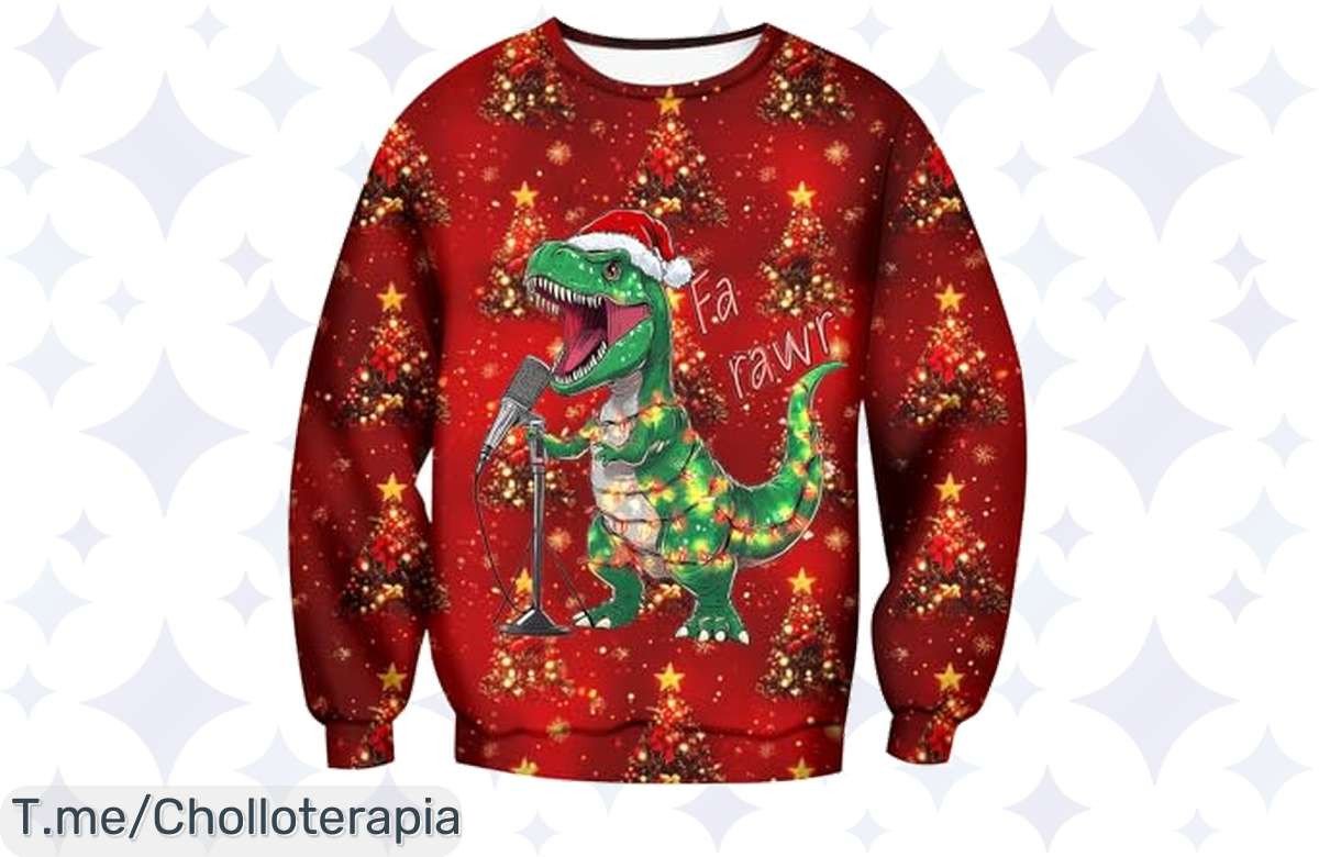 Descubre el chollazo navideño: Sudadera 3D de renos a precio loco, ¡lúcelas cómodamente en fiestas! Aprovecha ahora este descuentazo nunca visto. Fin de existencias.