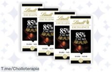 Descubre el chollo del año con Lindt Excellence 85% cacao: un festín de sabores que hará bailar a tus papilas ¡No pierdas esta oferta única y llévatelo ya!