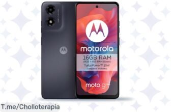 Descubre el chollo del año con el Motorola Moto G04s 4G, su pantalla HD+ de 90Hz te hará vivir momentos increíbles Oferta limitada, ¡compra ahora y no te quedes sin él!