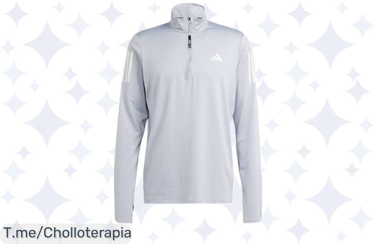 Descubre el chollo del momento: chaqueta adidas Own The Run HalfZip en Halo Silver con un estilo único y comodidad insuperable. ¡No te quedes sin la tuya, oferta limitada!