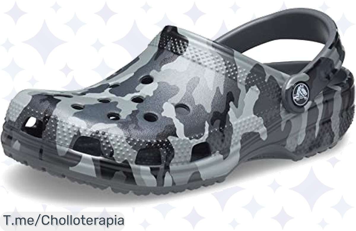 Descubre el chollo del verano: Crocs Classic Clog en camuflaje, comodidad insuperable y estilo único. ¡Aprovecha esta oferta limitada y compra ya!