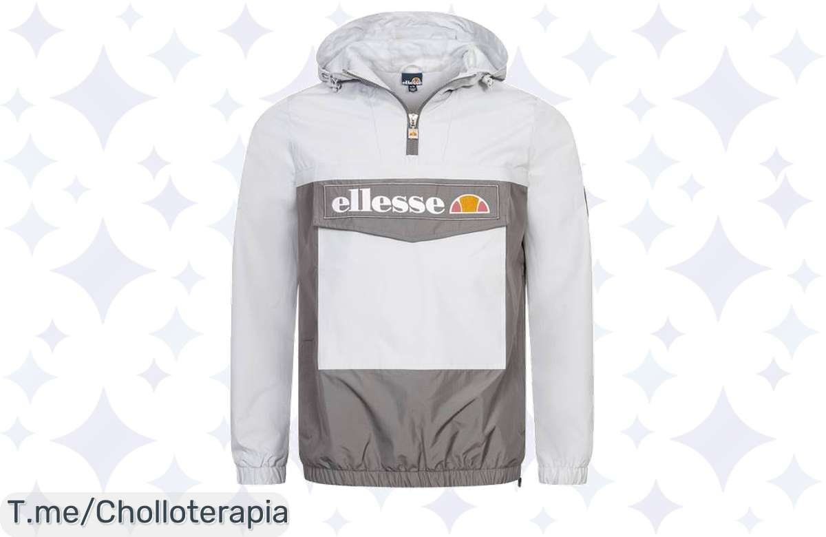 Descubre el ellesse Orologio Track Top, una chaqueta gris claro super cómoda que elevará tu estilo a otro nivel. ¡Aprovecha este ofertón único y actúa ya!