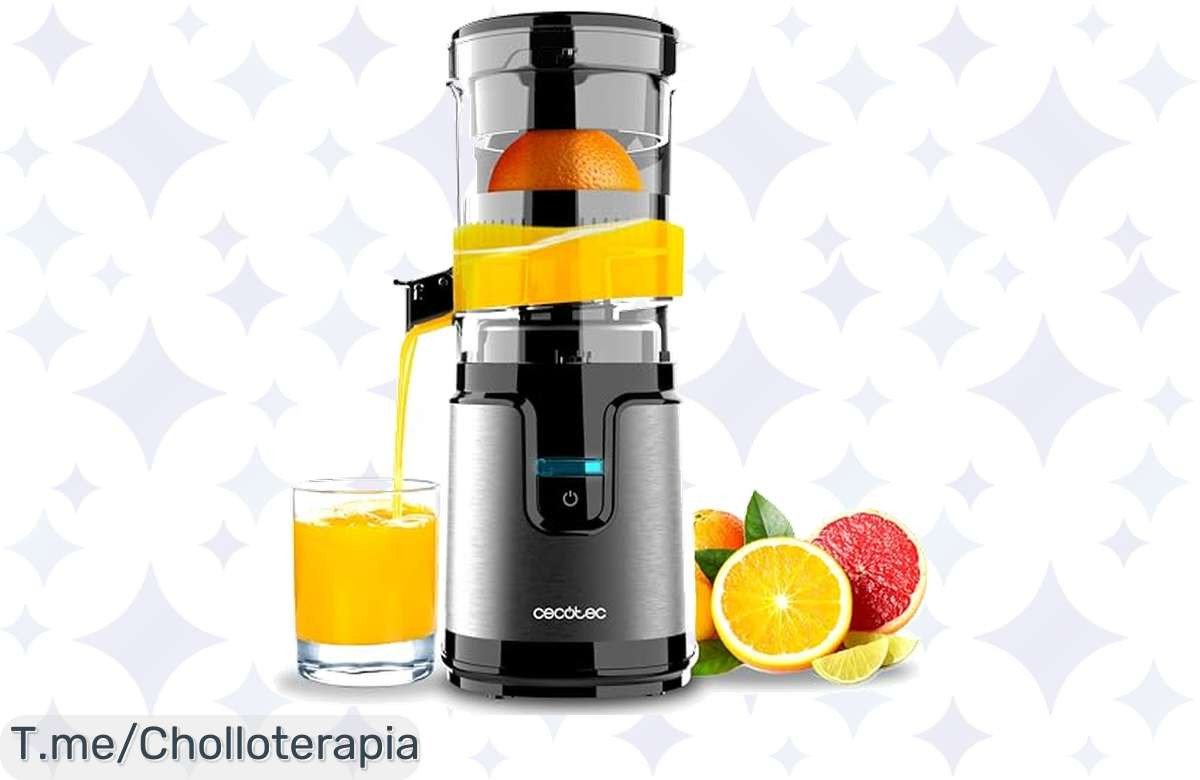 Descubre el exprimidor eléctrico Essential Tower Easy Steel: ¡exprimidos en un instante, boquilla antigoteo y limpieza sencilla! Aprovecha este ofertón limitado ahora mismo.