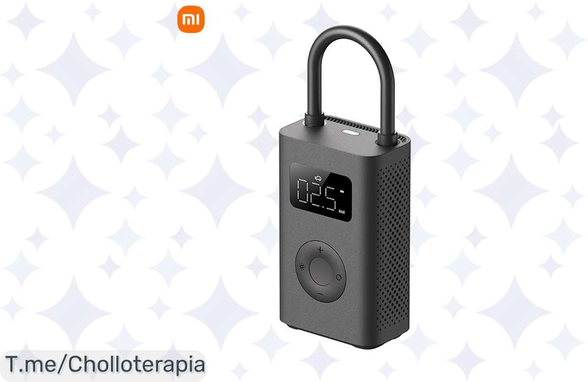 Descubre el inflador inteligente Xiaomi Mijia a un precio loco, detecta la presión de tus neumáticos al instante y nunca más te quedarás tirado. ¡Compra ya antes que se agote!