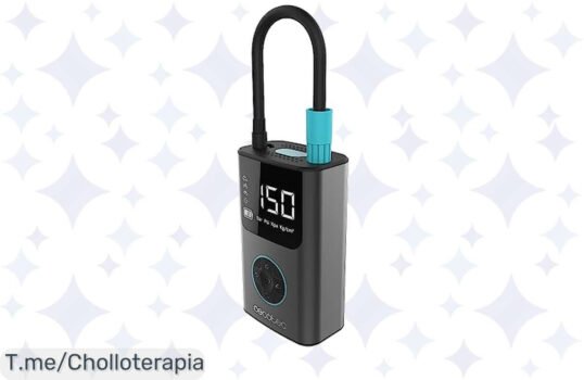 Descubre el inflador portátil Cecotec Air Max a un precio loco: carga rápida y 150 PSI para que no te falte aire nunca más ¡Oferta limitada, actúa ya!