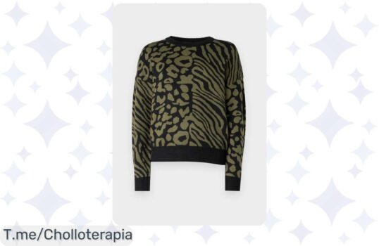 Descubre el jersey ONLY ONLJENNI ANIMAL PULLOVER, un super chollo que transforma tu look con su suavidad ¡Aprovecha este ofertón y luce diferente ya!