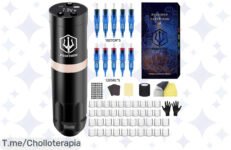 Descubre el kit de tatuaje Poseidon y aprovecha este super chollo: la máquina inalámbrica más potente que te convierte en un artista ¡Compra ahora antes que se acabe!