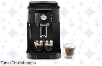 Descubre el lujo del café en casa con la De'Longhi Magnifica S: muele frescos granos, leche cremosa y limpieza fácil ¡Aprovecha este ofertón único antes que se agote!