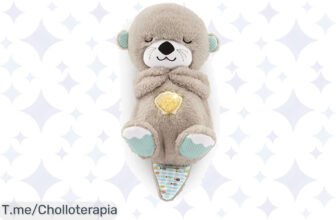 Descubre el mágico peluche FisherPrice Nutria Hora de Dormir, un super chollo que calma a tu bebé con suaves movimientos ¡No dejes pasar esta oferta única y asegura noches tranquilas ya!