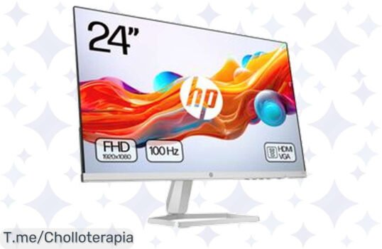 Descubre el monitor HP 524sf de 23,8 FHD y 100Hz a un precio loco, mejora tu setup y disfruta de una experiencia visual única ¡Cómpralo ya antes de que se agote!