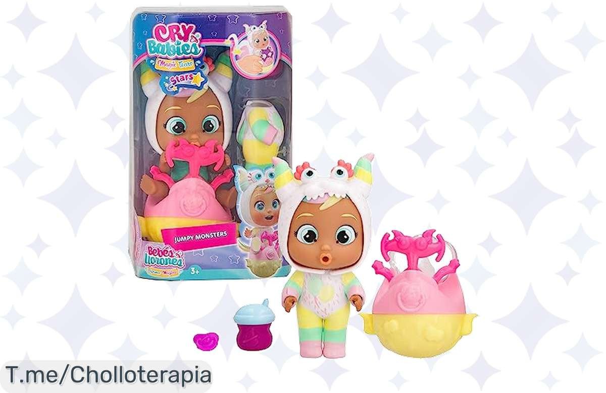 Descubre el ofertón de Cry Babies Magic Tears Jumpy Monsters: ¡Nunu llora slime de colores! Diversión para tus peques a un precio loco, pero apúrate, ¡oferta limitada!