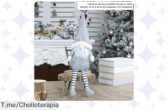 Descubre el ofertón de adornos de muñeca para Navidad 2024, transforma tu mesa y haz que esta celebración sea única ¡Compra ahora y no te quedes sin el super chollo!