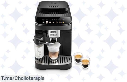 Descubre el ofertón de la De'Longhi Magnifica Evo y prepárate para 7 bebidas irresistibles en casa con limpieza fácil ¡No te quedes sin este super chollo, compra ya!