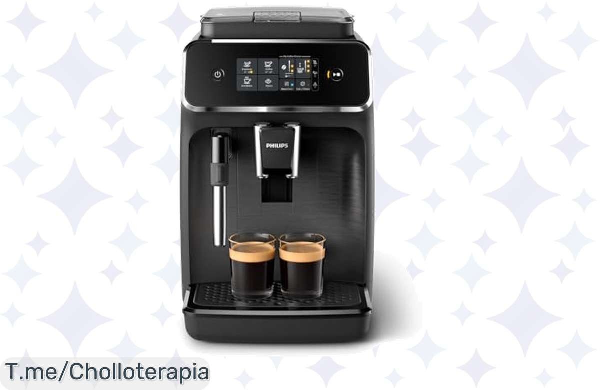 Descubre el ofertón de la Philips Serie 2200: café perfecto al instante con espuma deliciosa y selección fácil. ¡No te pierdas este super chollo, compra ya antes que se acabe!