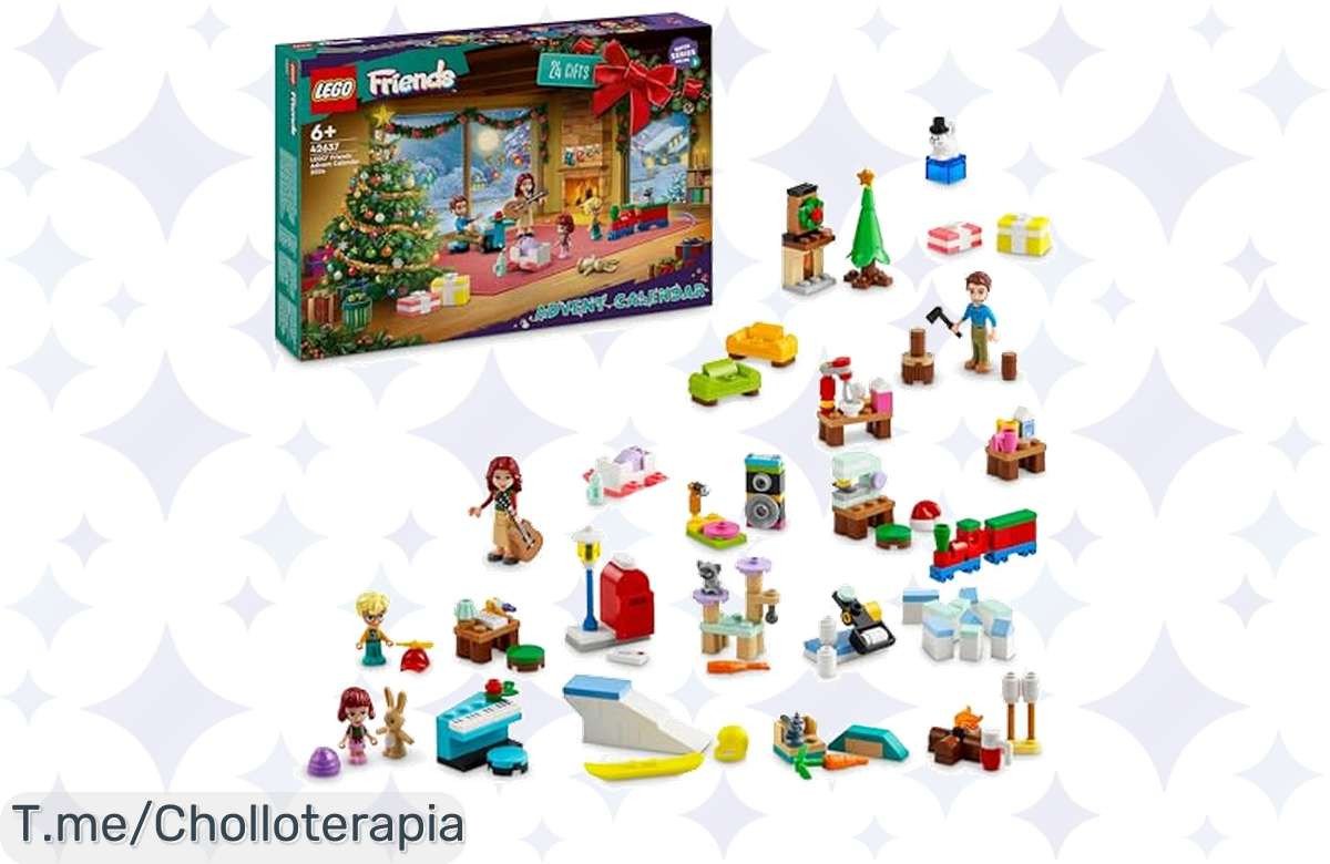Descubre el ofertón del LEGO Friends Calendario de Adviento 2024: ¡24 sorpresas que llenarán cada día de magia y diversión! No te lo pierdas, stock limitado.