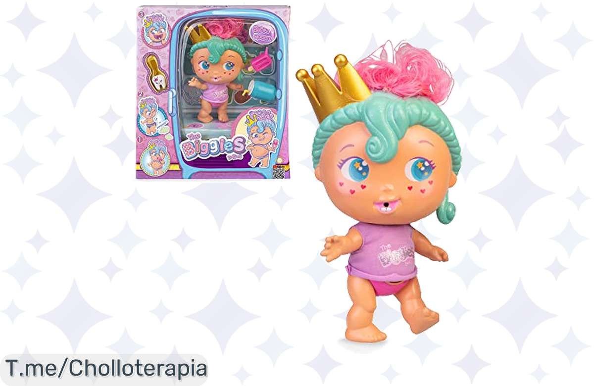 Descubre el ofertón del año: Biggie Blinky Queen de Bellyville, la muñeca que come y se hincha, ¡haz que tus peques sonrían! Aprovecha este chollo antes que se agote.