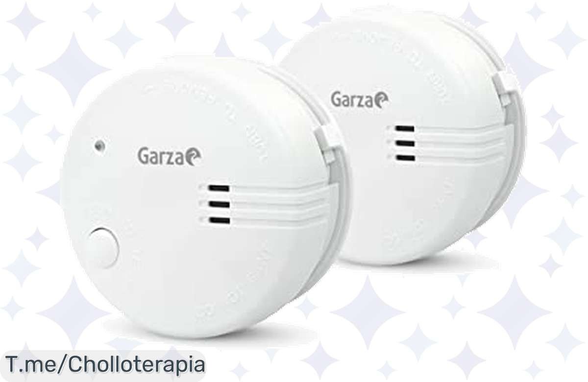 Descubre el ofertón del día: Pack de 2 Mini Detectores de Humo con alarma potente que cuidan tu hogar mientras duermes. Aprovecha este precio loco, ¡compra ya antes que se agoten!