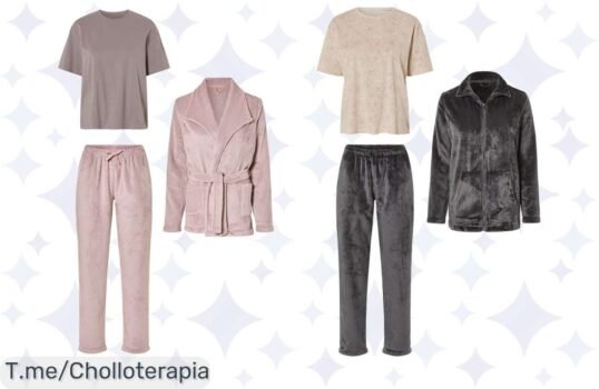 Descubre el ofertón del invierno: pijama de franela con bolsillos y comodidad extrema, ¡conviértete en la reina del relax! ¡No esperes, aprovecha este super chollo antes que se acabe!