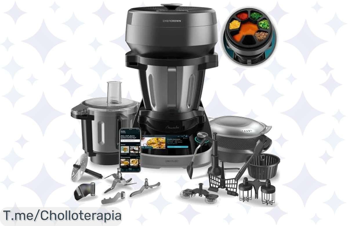 Descubre el robot de cocina que revoluciona tu hogar con 37 funciones increíbles y recetas a un toque. ¡Aprovecha este ofertón único y compra ya antes de que se agote!
