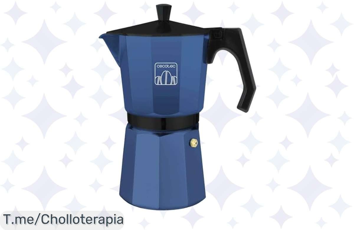 Descubre el sabor del café perfecto con la Cecotec Mokclassic 600 Blue, un ofertón que no puedes dejar pasar. ¡Tu ritual matutino te está esperando, actúa ya!