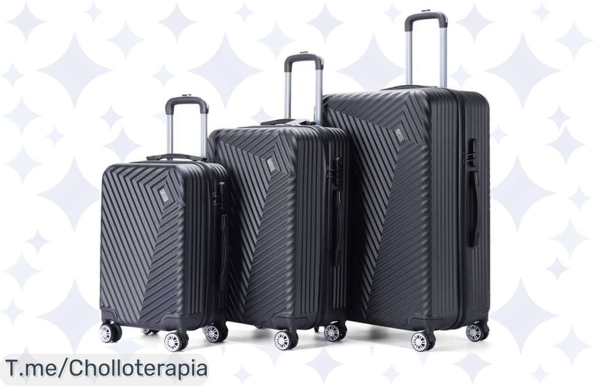 Descubre el super chollo: Set de 3 maletas VERTICAL STUDIO Oslo, ligeras y resistentes. ¡Aprovecha este ofertón único y viaja con estilo antes que se agoten!