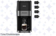 Descubre el super chollo de Cecotec: Cafetera Cápsulas FreeStyle Compact Dark, ¡café perfecto al instante con un diseño elegante! No te quedes sin la tuya, oferta limitada