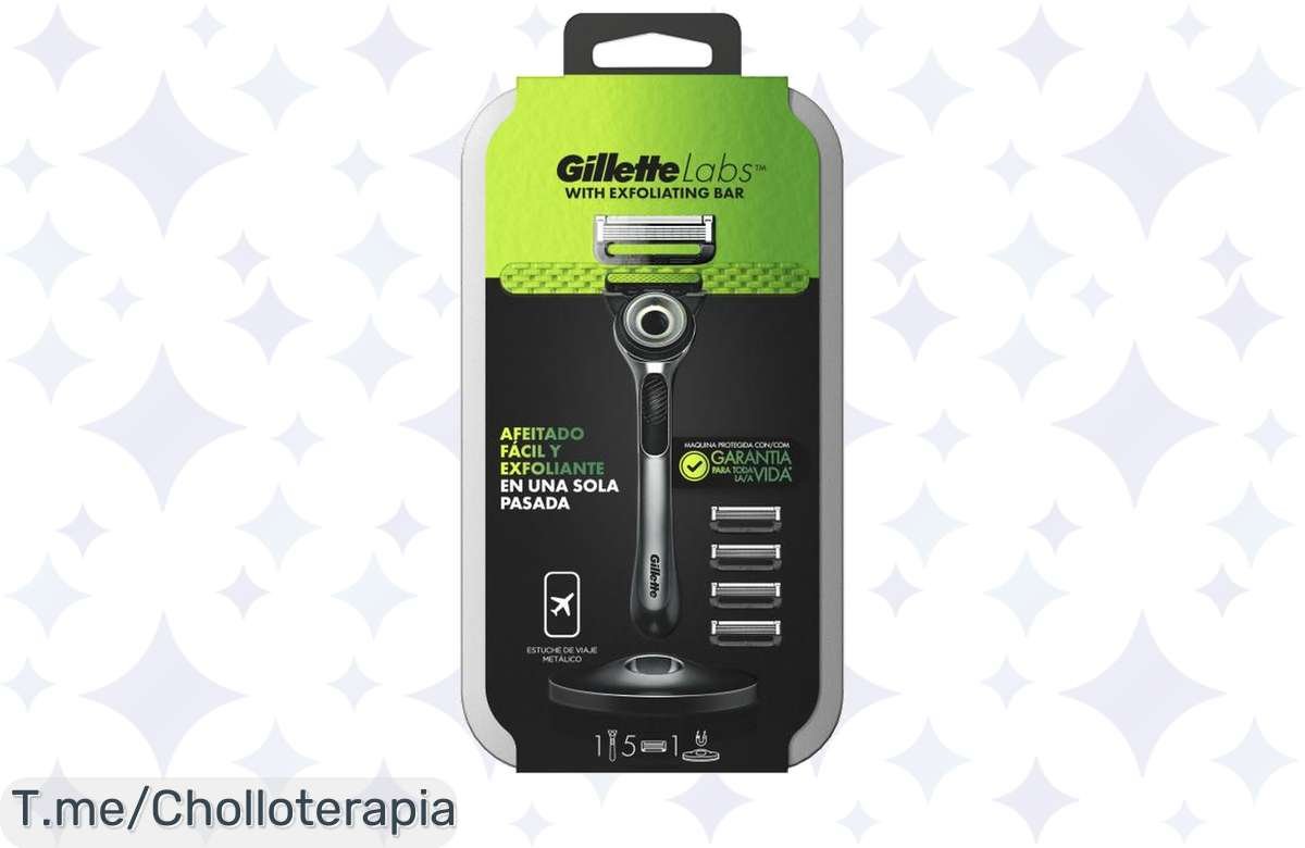 Descubre el super chollo de GilletteLabs: máquina de afeitar con exfoliante que cuida tu piel y te hace lucir increíble. ¡No pierdas esta oportunidad única, compra ya!