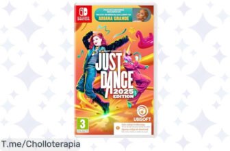 Descubre el super chollo de Just Dance 2025 con 40 nuevas canciones y modo entrenamiento, ¡disfruta la fiesta sin parar! Aprovecha esta oferta única antes que se acabe