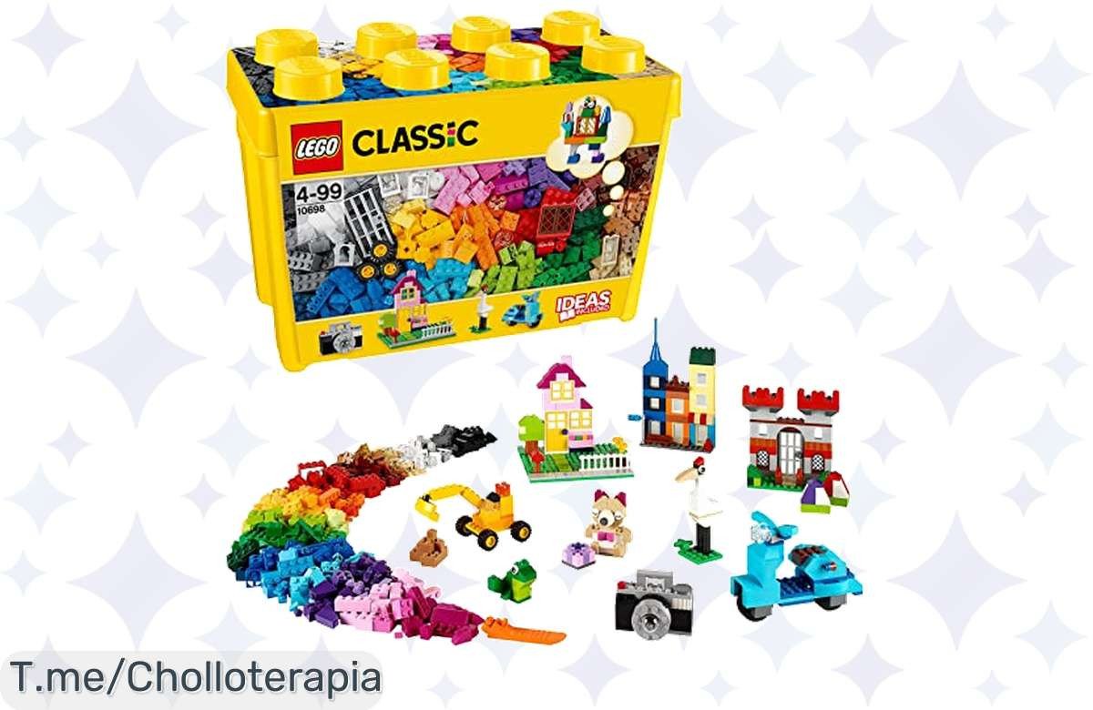 Descubre el super chollo de LEGO Classic: imaginación desatada, diversión infinita y aventuras sin límites. ¡No te quedes fuera, compra ya antes que se agote!