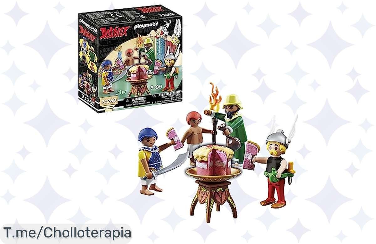 Descubre el super chollo de Playmobil Asterix: diversión garantizada con Paletabis y la Tarta envenenada. ¡No te quedes sin el tuyo, oferta limitada que no puedes dejar pasar!