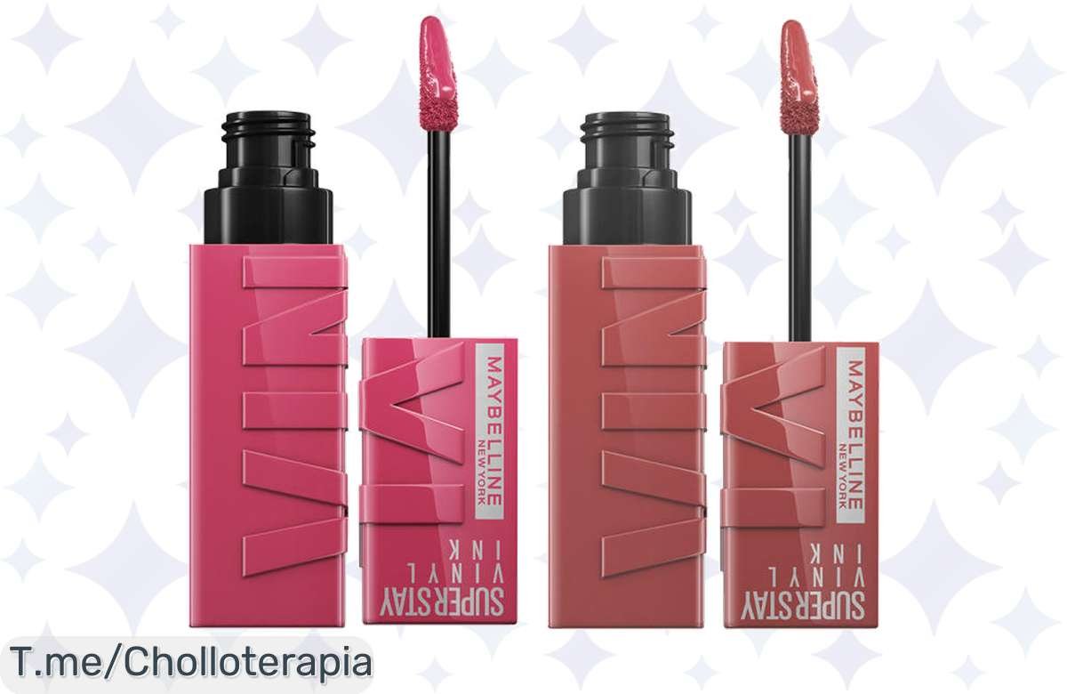 Descubre el super chollo de Superstay Vinyl Ink x2: labios brillantes por 16H con tonos irresistibles. ¡Aprovecha esta oferta única y compra ahora antes que se agote!