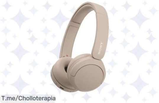 Descubre el super chollo de auriculares Bluetooth Sony WHCH520 beige con sonido cristalino y comodidad única No te quedes sin ellos, ¡oferta limitada, actúa ya!