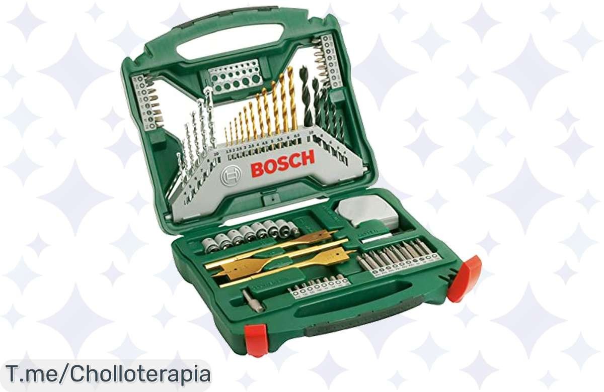 Descubre el super chollo de brocas Bosch: 70 uds. que cortan rápido y duran mucho, transforma tus proyectos ¡Aprovecha este ofertón antes de que se agote! ¡Compra ya!
