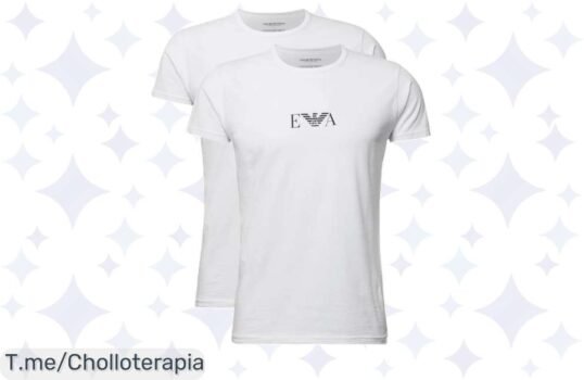 Descubre el super chollo de camisetas Emporio Armani: estilo y comodidad para lucir increíble en cualquier ocasión ¡Oferta limitada, compra ya y renueva tu armario!
