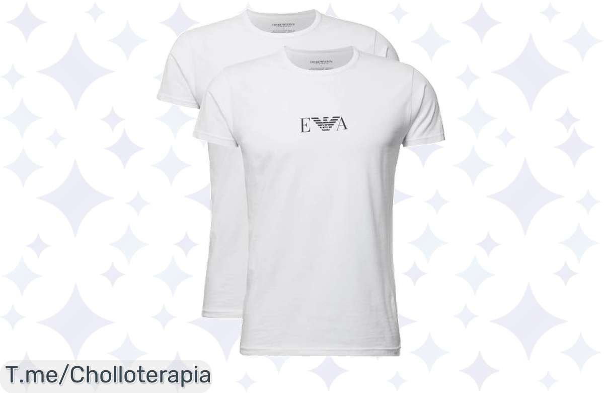Descubre el super chollo de camisetas Emporio Armani: estilo y comodidad para lucir increíble en cualquier ocasión. ¡Oferta limitada, compra ya y renueva tu armario!