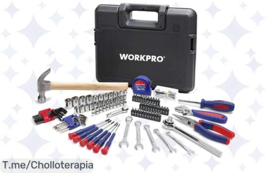 Descubre el super chollo de herramientas WORKPRO 165 PCS, la oferta nunca vista que transformará tu hogar ¡Aprovecha este ofertón y actúa ya antes que se agote!