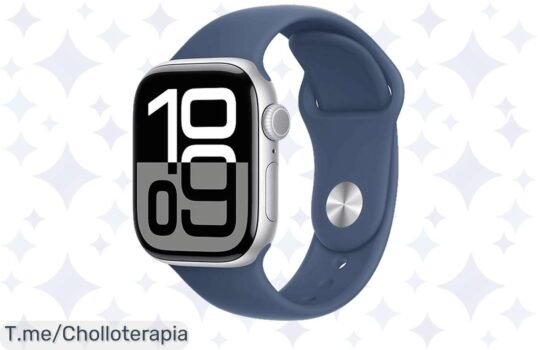 Descubre el super chollo de la Apple Watch Series 10 GPS, un reloj que cuida tu salud y te mantiene conectado Aprovecha este ofertón antes de que se agote, ¡compra ahora!