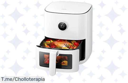 Descubre el super chollo de la freidora sin aceite Xiaomi Smart Air Fryer Pro: cocina rápida, fácil y más de 100 recetas ¡Aprovecha esta oferta única antes de que se agote!