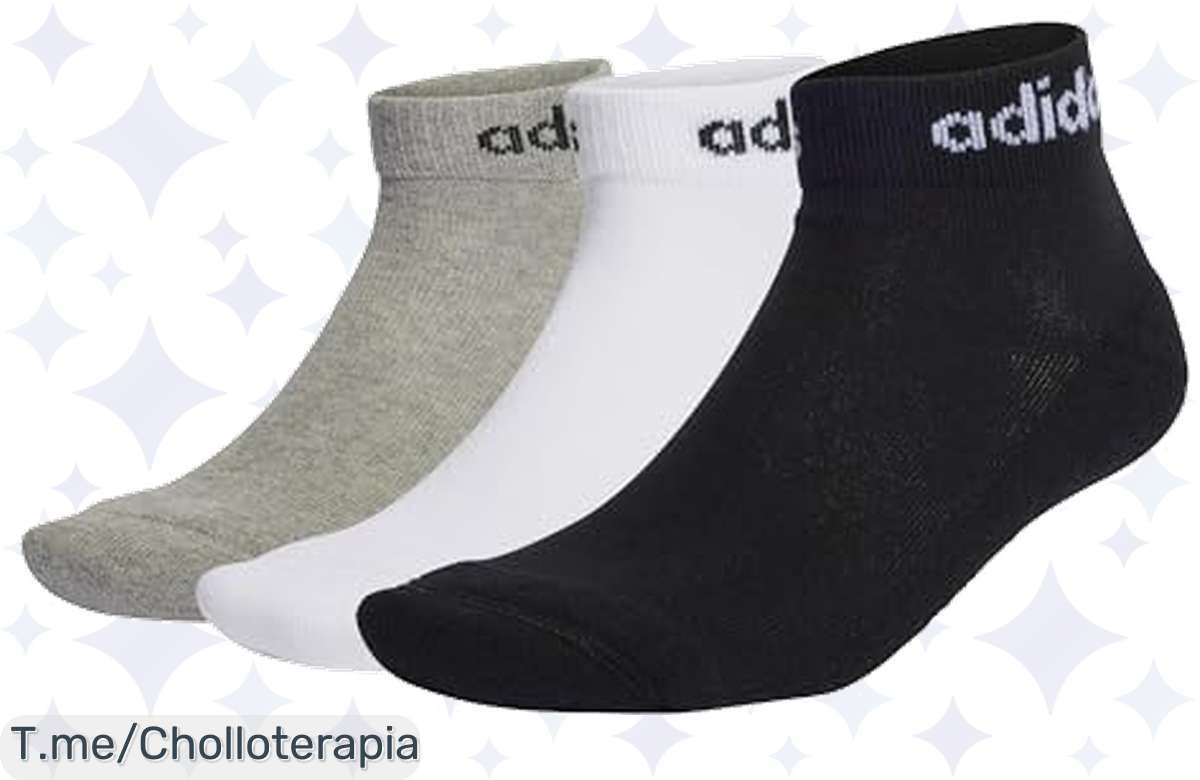 Descubre el super chollo de los calcetines deportivos Adidas: comodidad inigualable para cada paso. ¡Aprovecha esta oferta única antes de que se acabe!