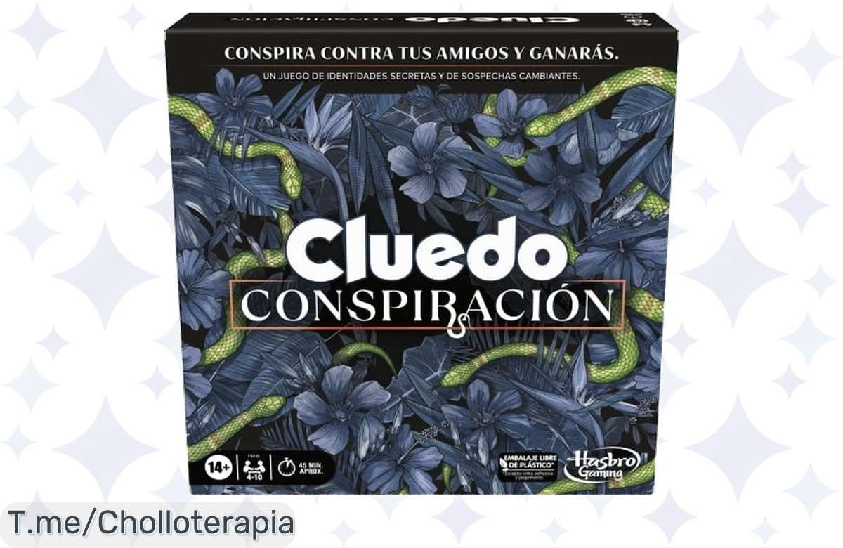 Descubre el super chollo del Cluedo Conspiración, vive la emoción de resolver misterios y diviértete con amigos. ¡Hazlo tuyo ahora antes que se acabe esta oferta única!