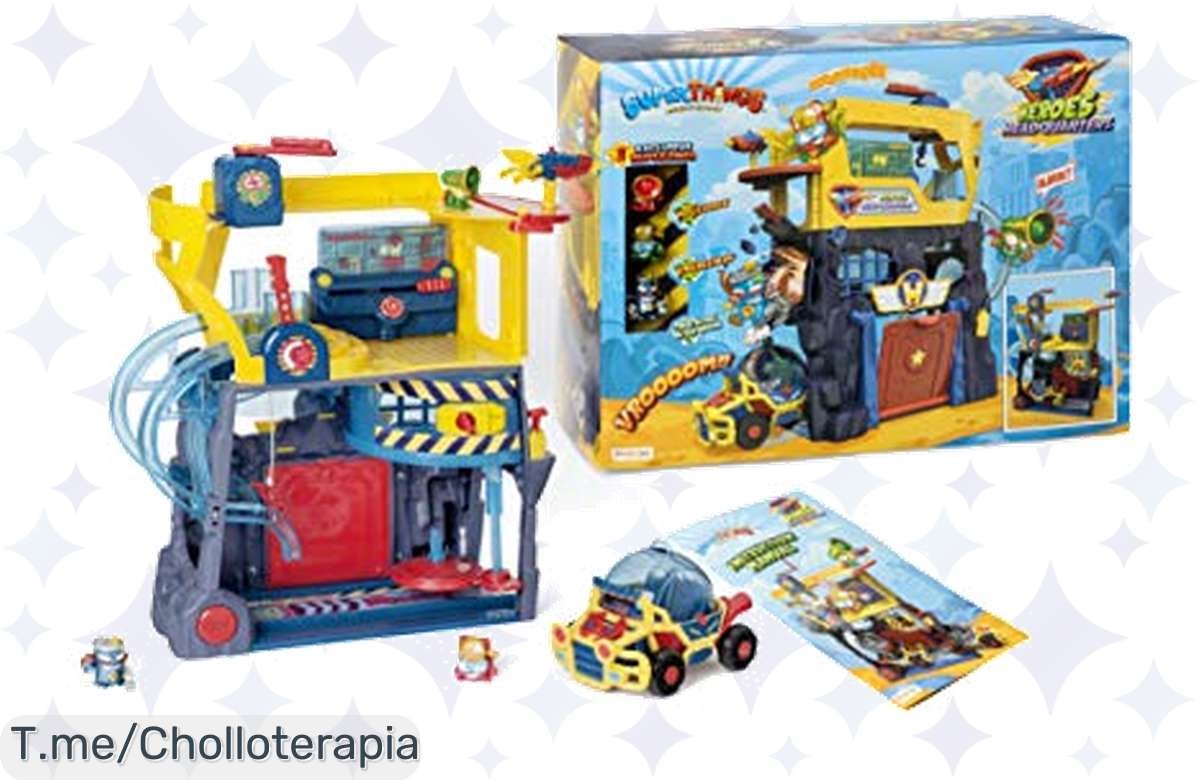 Descubre el super chollo del Cuartel General de Superhéroes con Mr King y su increíble vehículo, ¡ofertón que potencia la creatividad! Compra ya antes que se acabe.