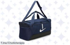 Descubre el super chollo del Nike NK ACDMY Team S Duff Gym Bag, resistente y elegante; ¡compra ahora antes de que se agote este ofertón exclusivo!