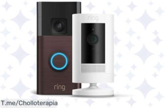 Descubre el super chollo del año: Ring videotimbre y Stick Up Cam, fácil de instalar en 5 minutos ¡Protege tu hogar con video HD! Oferta única y limitada, compra ya