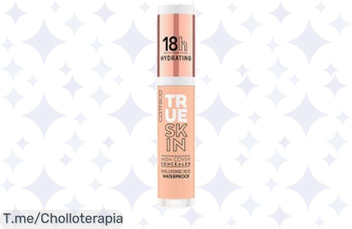 Descubre el super chollo del corrector True Skin High Cover de CATRICE: cubre imperfecciones y resalta tu belleza. ¡No dejes pasar esta oferta única, compra ya!