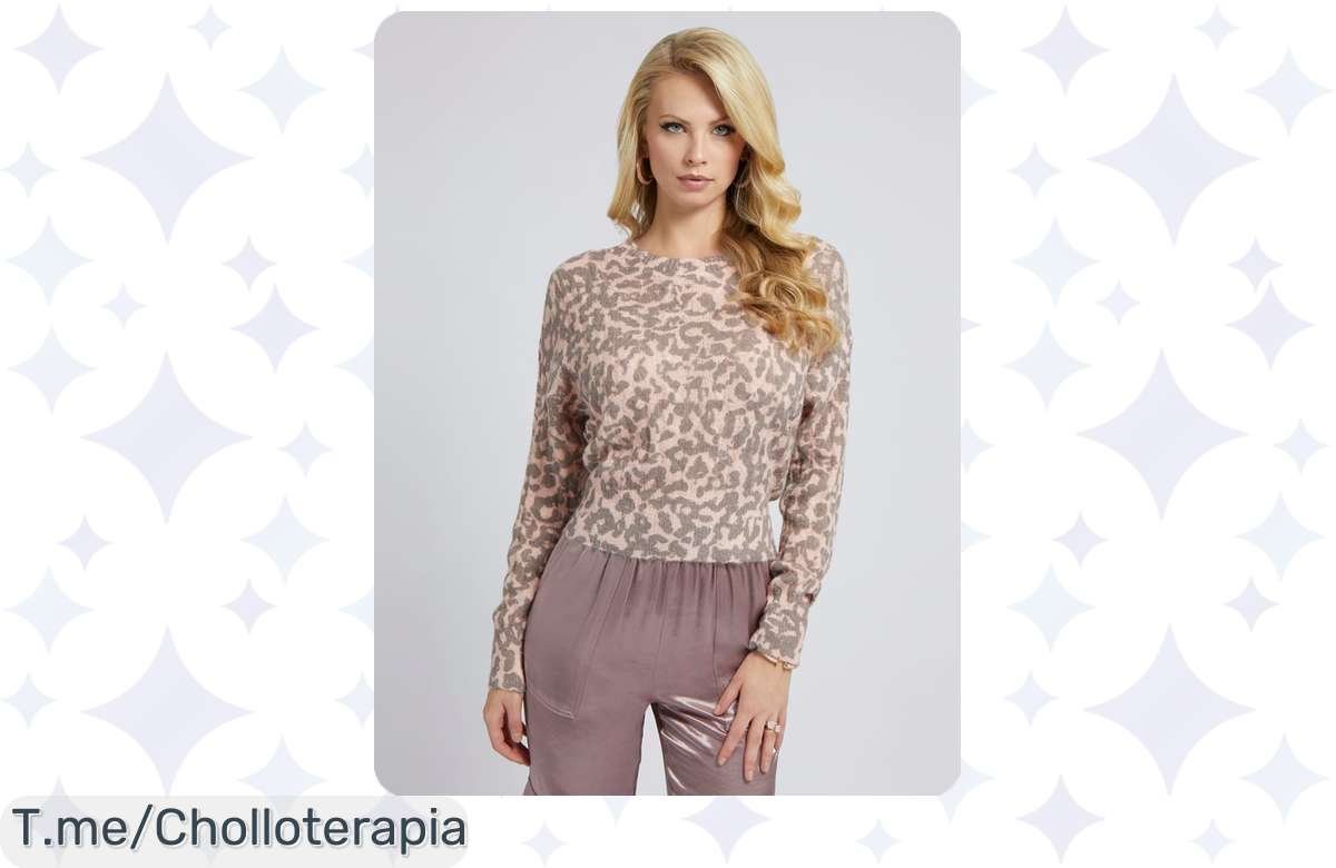 Descubre el super chollo del jersey Guess: mezcla perfecta de estilo y calidez a precio loco. ¡No te quedes sin tu ofertón, stock limitado!