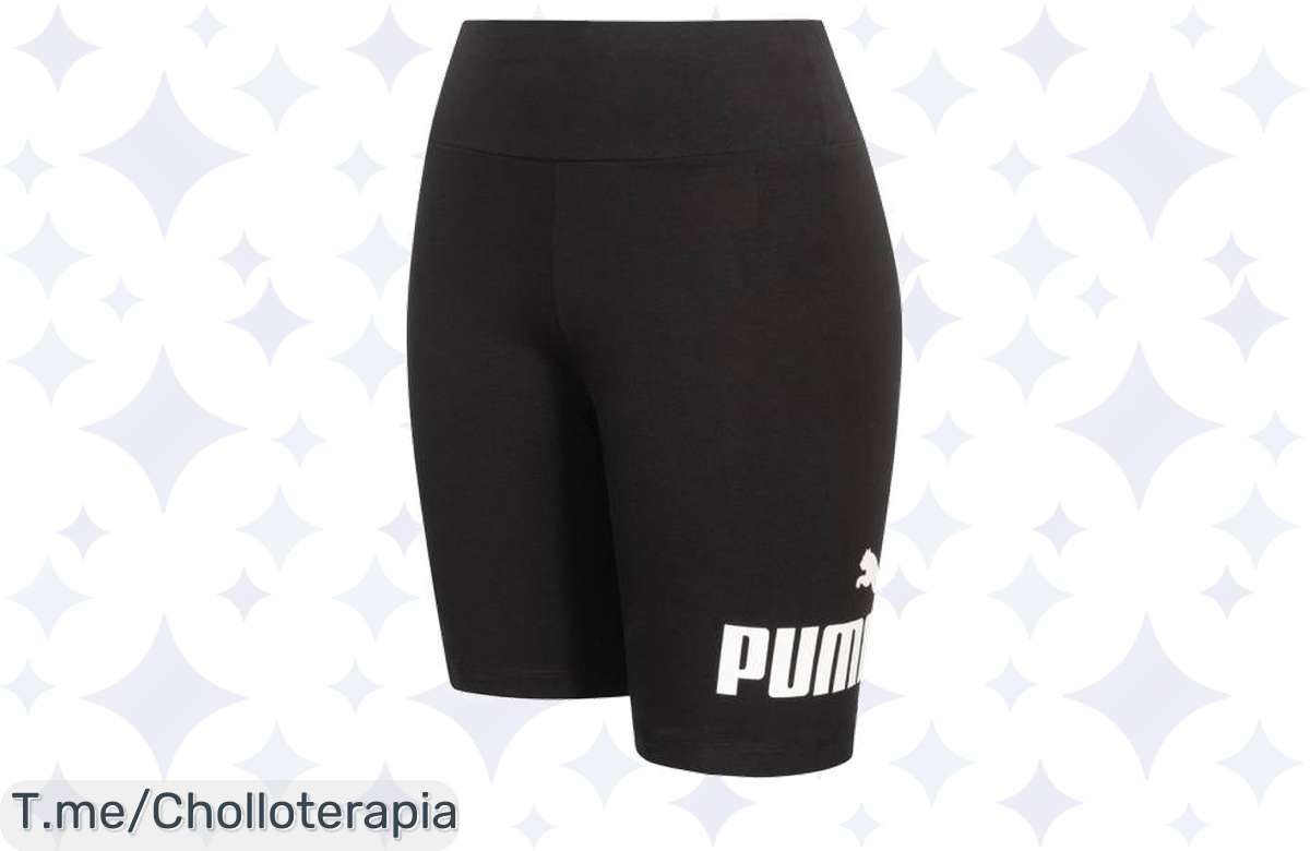 Descubre el super chollo del momento: PUMA Tight ESS 7 Logo, leggings cortos que realzan tu figura y te brindan una comodidad sin igual. ¡Aprovecha este ofertón antes de que se agoten!